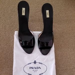 Prada sling back heels